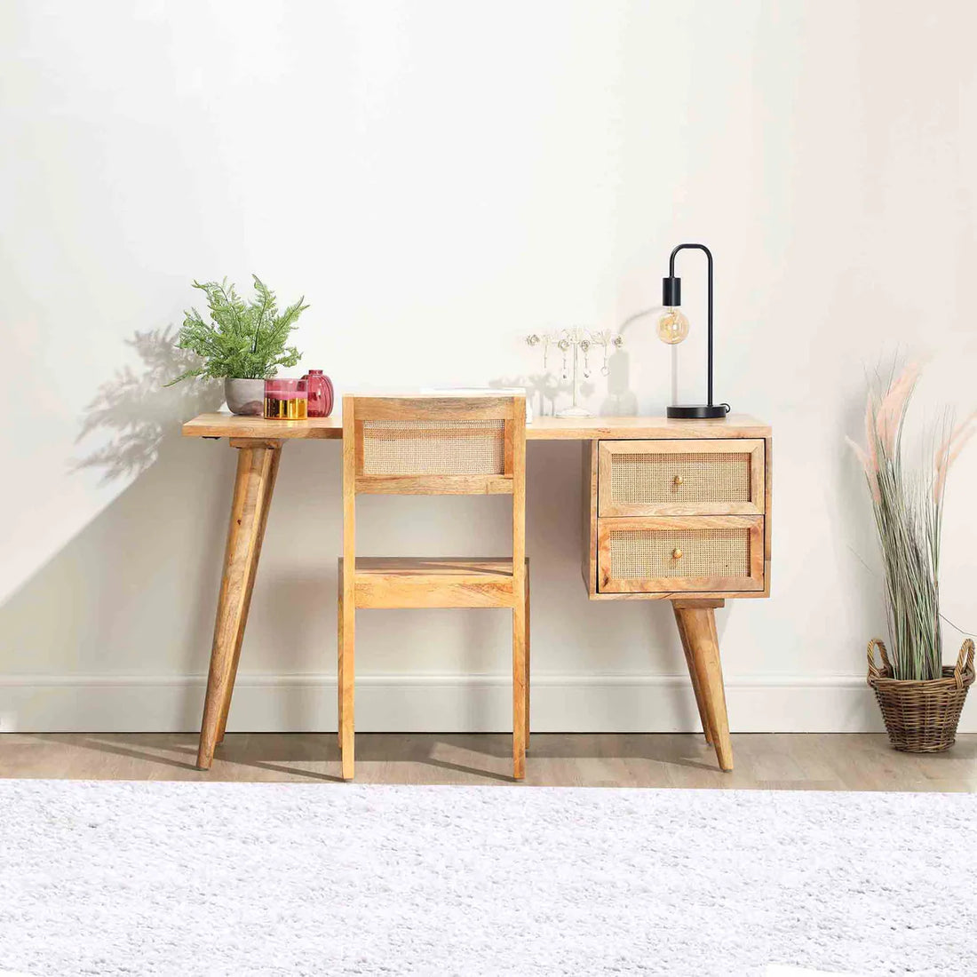 Ikanti Rattan Study Table