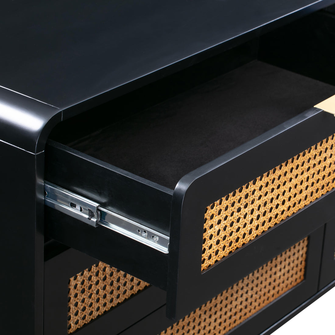 Lucia Chest of Drawers in Rattan & Solid Wood For Storage in Home
