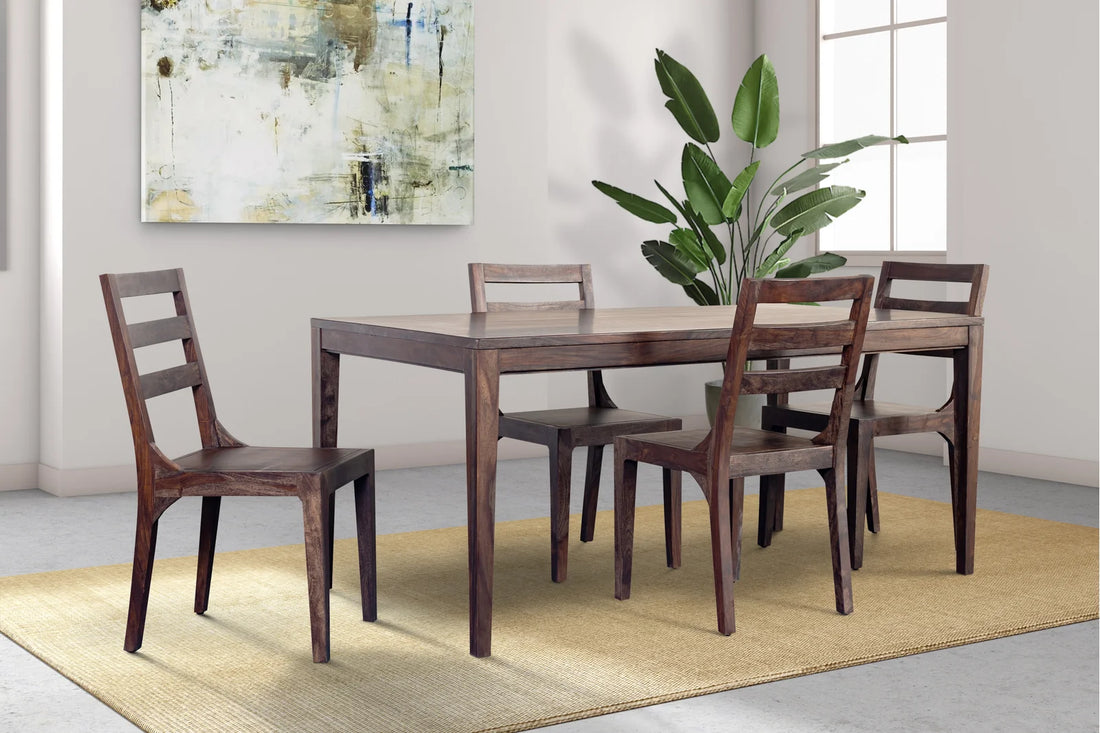 Mariana Sheesham Solid Wood Dining Table & Chairs