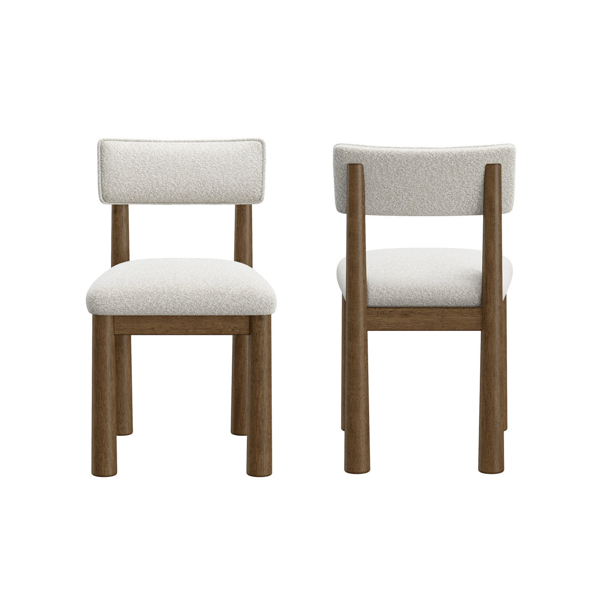 Micha Dining Chair in Solid Wood Set of 2