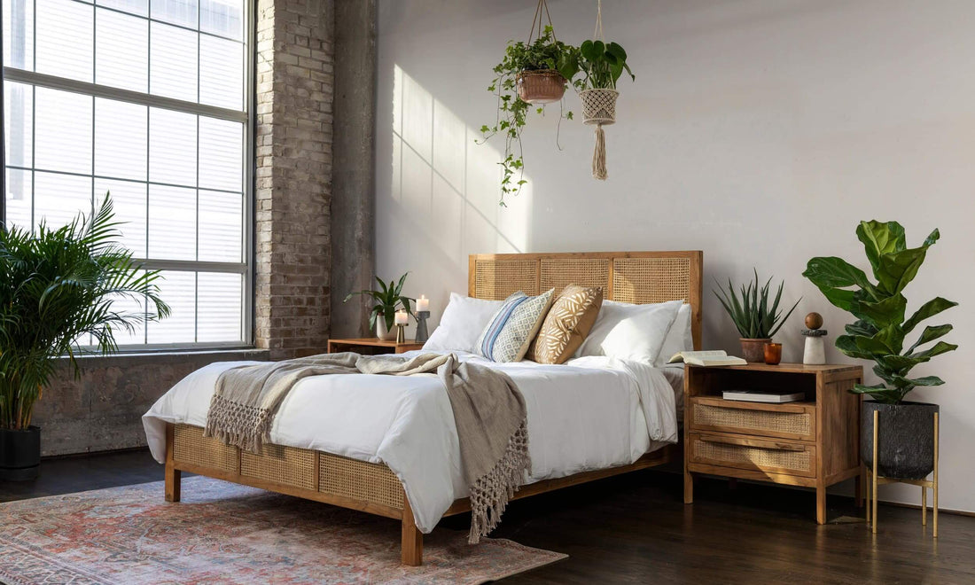 Myra Rattan Bed