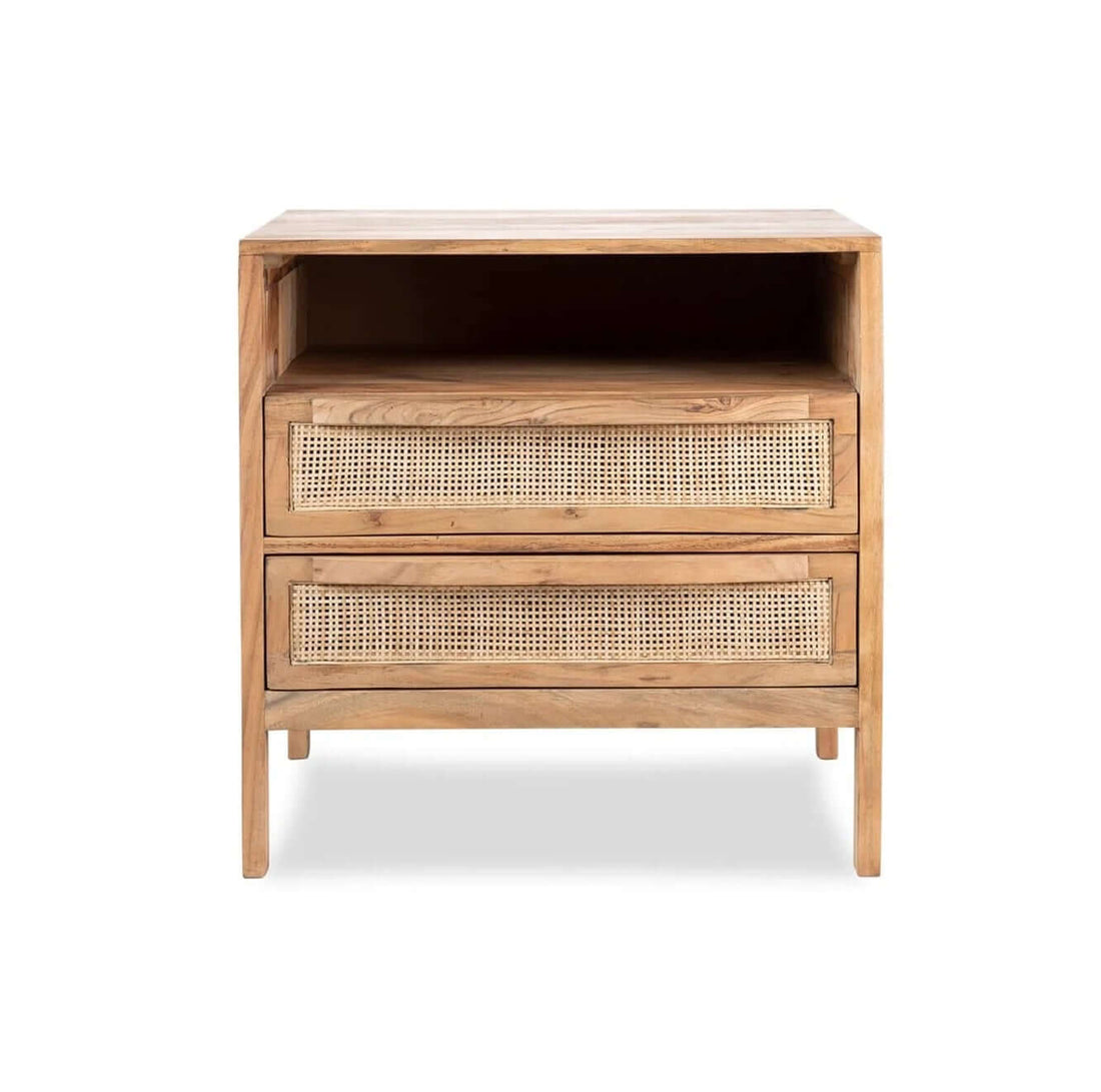 Myra Rattan Bedside Table