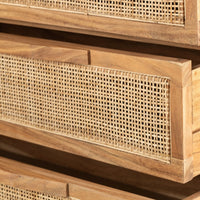 Myra Rattan Chest of Drawers- Wide