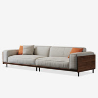 Nyra 3 Seater Sofa in Teak Wood for Living Room