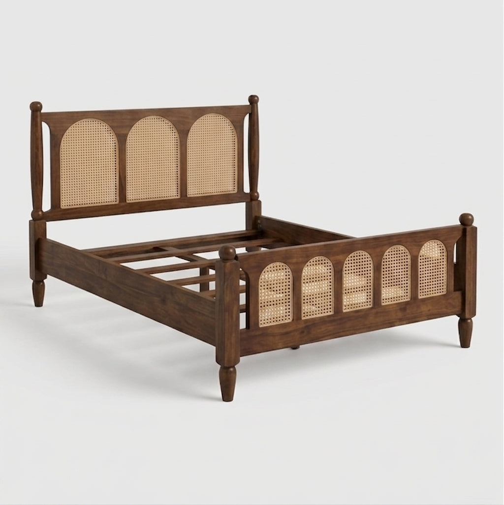 Roohani Rattan Cane Bed