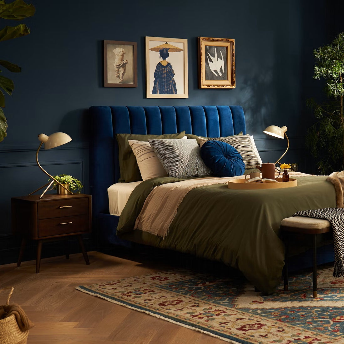 Royal Upholstered Bed for Bedroom