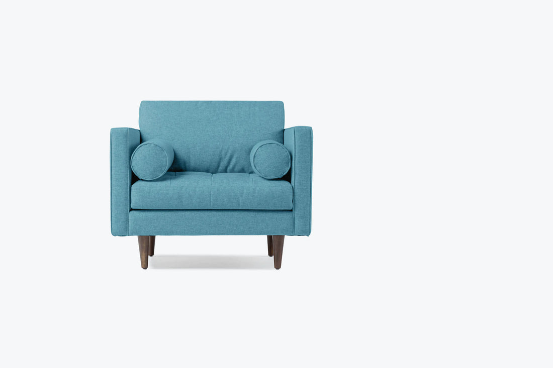 Briar Armchair for Living Room | Premium Upholstery | Solid Wood Frame
