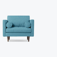 Briar Armchair for Living Room | Premium Upholstery | Solid Wood Frame