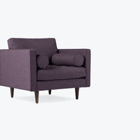 Briar Armchair for Living Room | Premium Upholstery | Solid Wood Frame