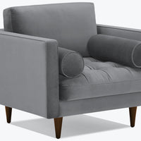 Briar Armchair for Living Room | Premium Upholstery | Solid Wood Frame
