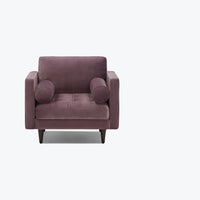 Briar Armchair for Living Room | Premium Upholstery | Solid Wood Frame