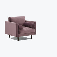 Briar Armchair for Living Room | Premium Upholstery | Solid Wood Frame
