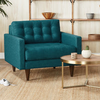 Eliot Armchair |Premium Upholstery| Solid Wood Frames