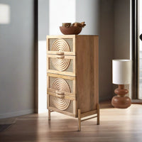 Sina Chest of Drawers in Solid Mango Wood