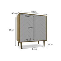 Coro Solid Wood Bar Cabinet