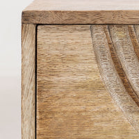 Artisanal Solid Wood Bedside Table