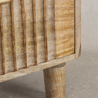 Artisanal Solid Wood Bedside Table