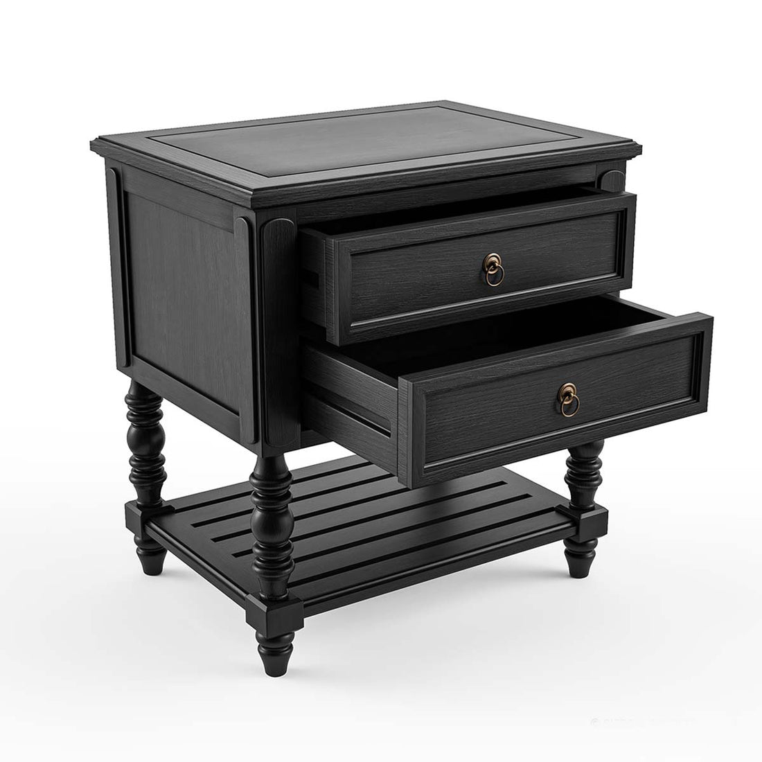 Ashley Bedside Table in Solid Wood