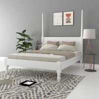 Eros Solid Wood Poster Bed