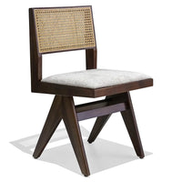 Solid Wood Rattan Dining Chair