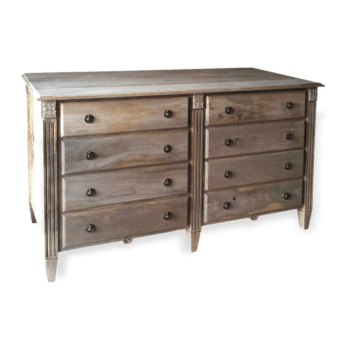Natural Solid Wood Chest of Drawers