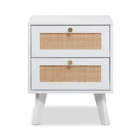 Solid Rattan Bedside Table - Chuk Chuk Villa