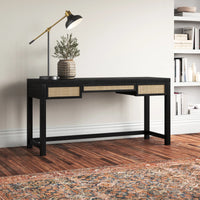 Solid Rattan Study Table - Chuk Chuk Villa