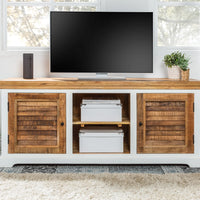 solid wood tv stand