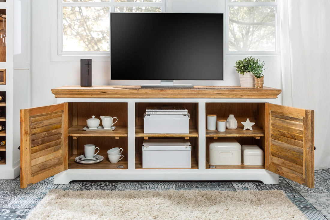 White Sands Solid Wood TV Stand