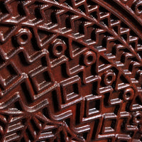 Mandala Solid Wood Bar Cabinet