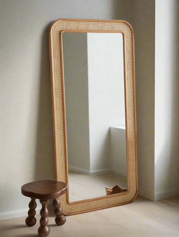 Ikanti Rattan Mirror