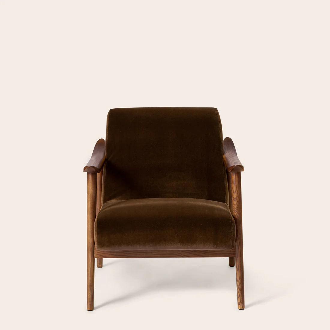 Winston Armchair | Solid Wood | Walnut Finish