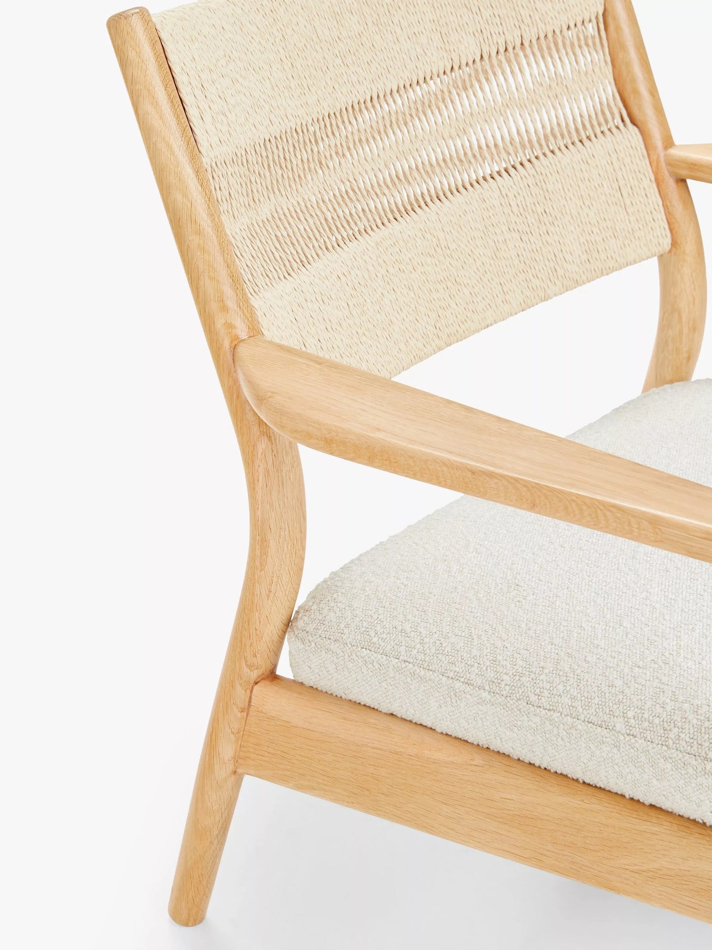 Natural Harmony Lounge Chair in Solid Wood