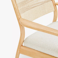 Natural Harmony Lounge Chair in Solid Wood