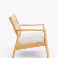 Natural Harmony Lounge Chair in Solid Wood