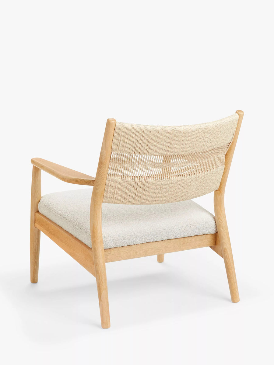 Natural Harmony Lounge Chair in Solid Wood