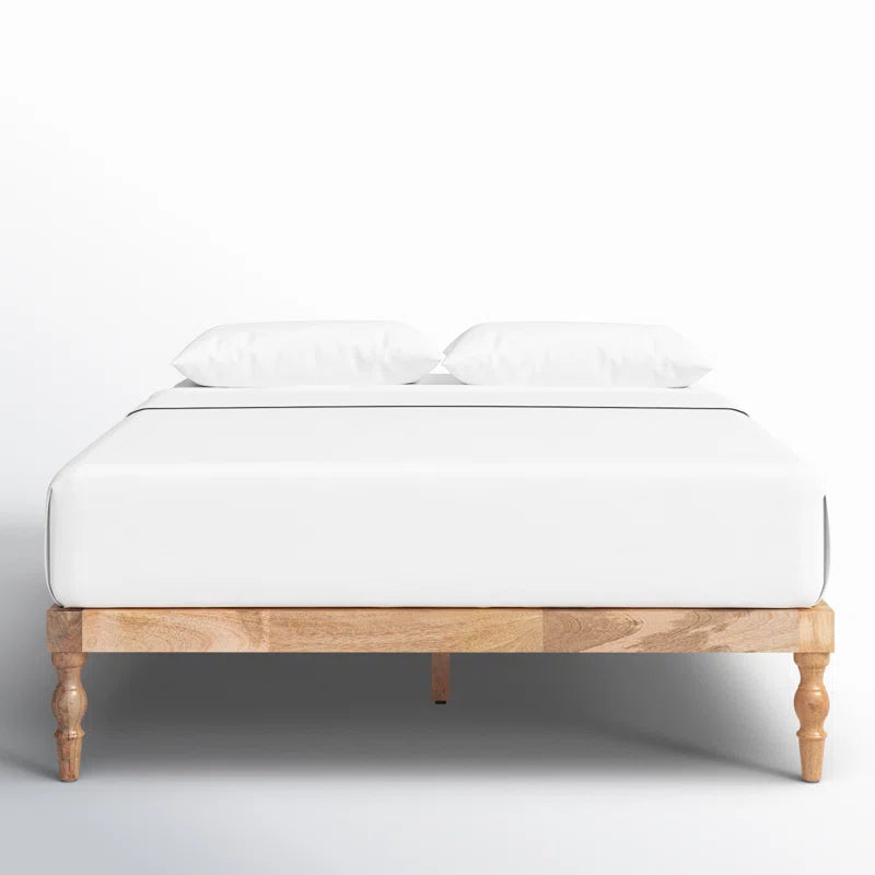 Astoria Solid Wood Platform Bed in Mango Wood