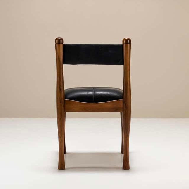 Solid Wood Dining Chair with Upholstery Seat