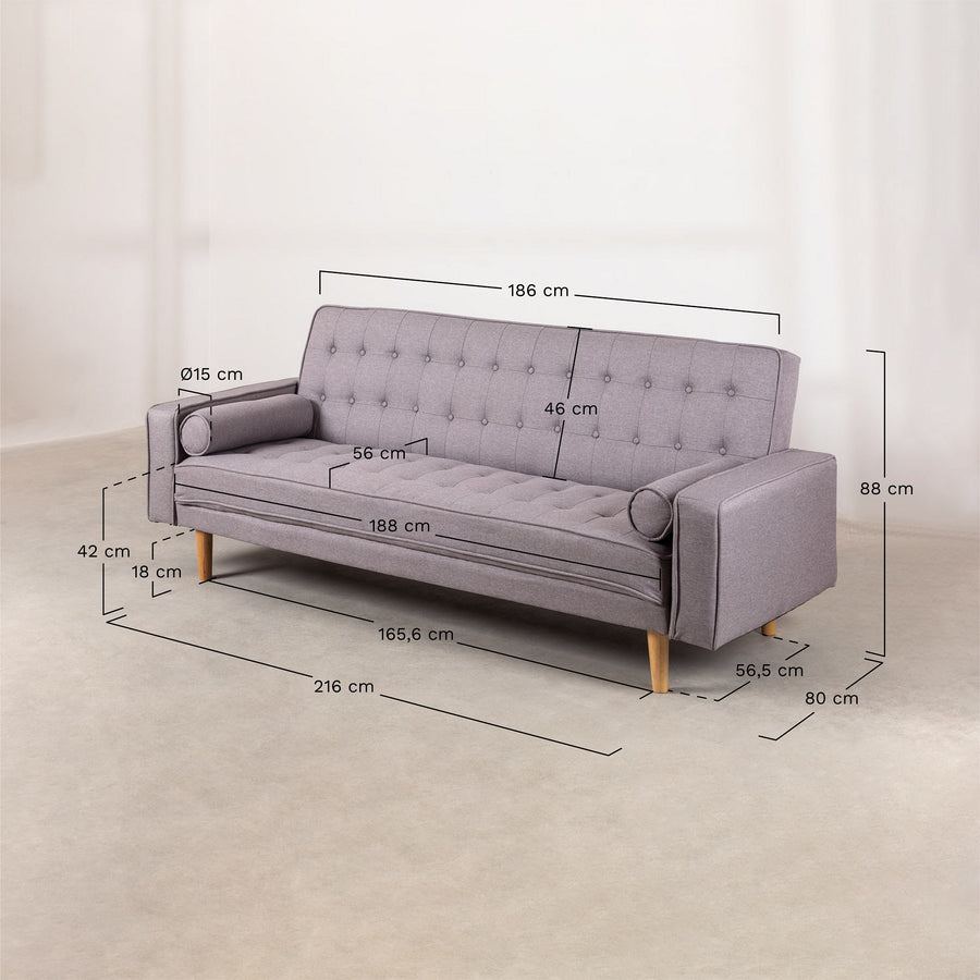 Bryan 3 Seater Sofa Bed