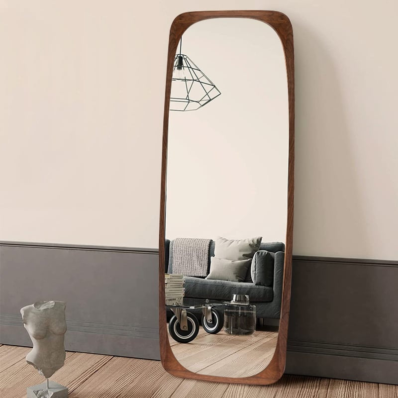Natural Edge Rectangle  Full-Length Leaning Mirror (69"x20")