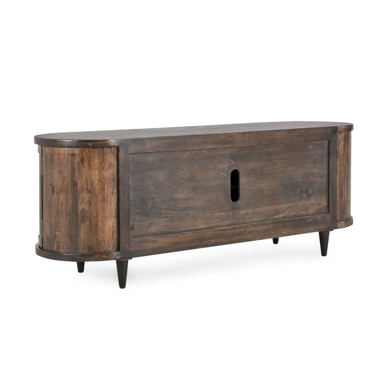 Tessa Wooden Rattan Sideboard