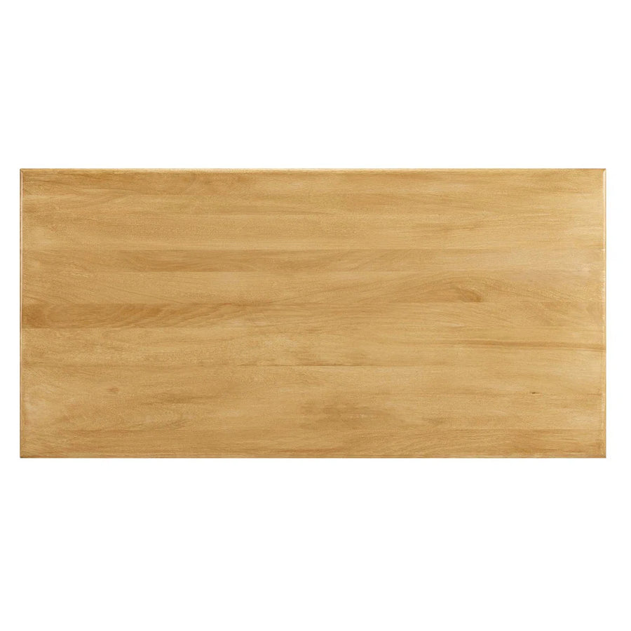 Rivora Dining Table |Solid Wood | Mango Wood | Honey Finish