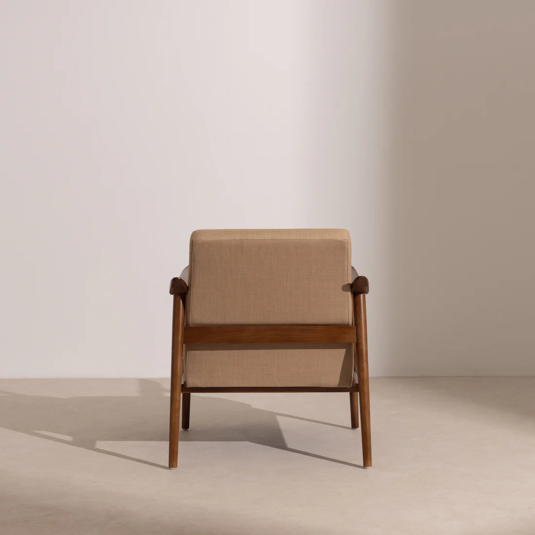 Winston Armchair | Solid Wood | Walnut Finish