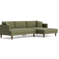Lewis Sectional Sofa 4 Seater | Premium Seating Foam | Premium Upholstery Fabric | Solid Wood Frames