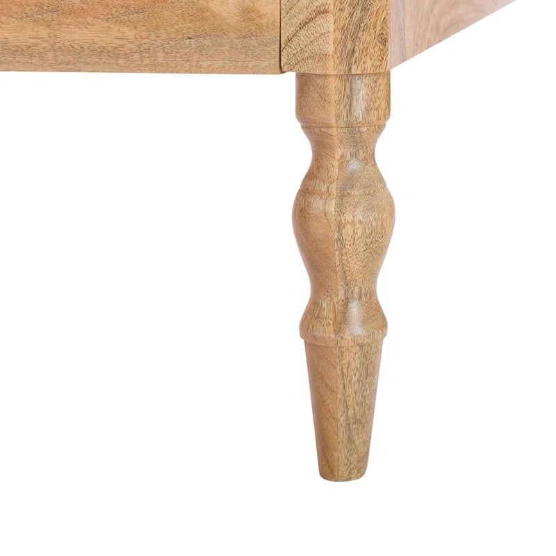 Astoria Solid Wood Platform Bed in Mango Wood