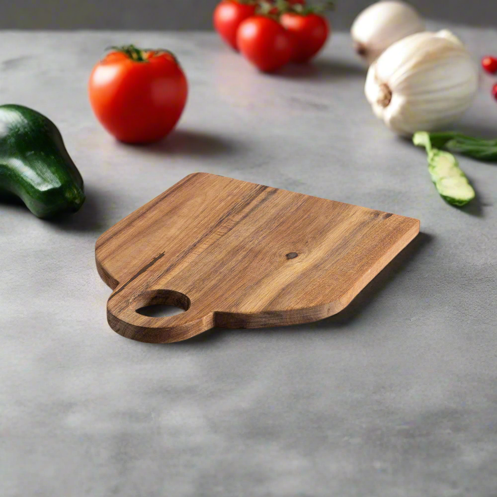 Brook Cutting Board in Acacia Solid Wood | Waterproof| Professional Use |Kitchen Use