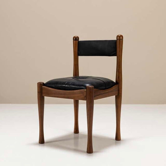 Solid Wood Dining Chair with Upholstery Seat