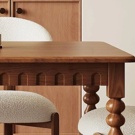 Canora Dining Table |Solid Wood |6 Seater