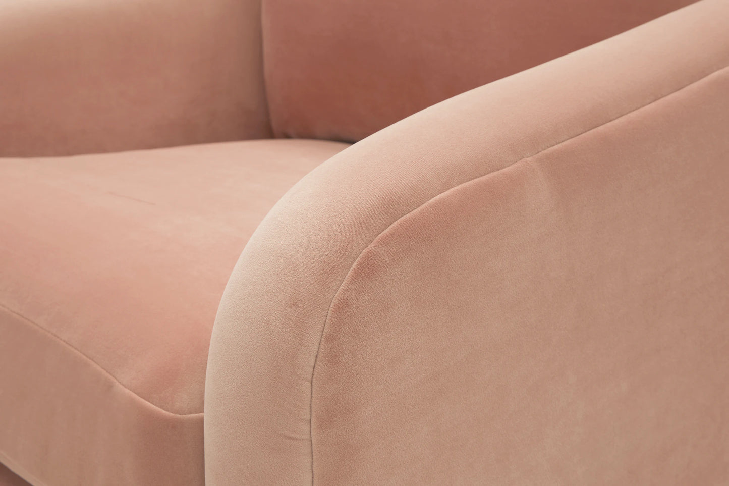 Amelia Armchair for Living Room in Pink Upholstery