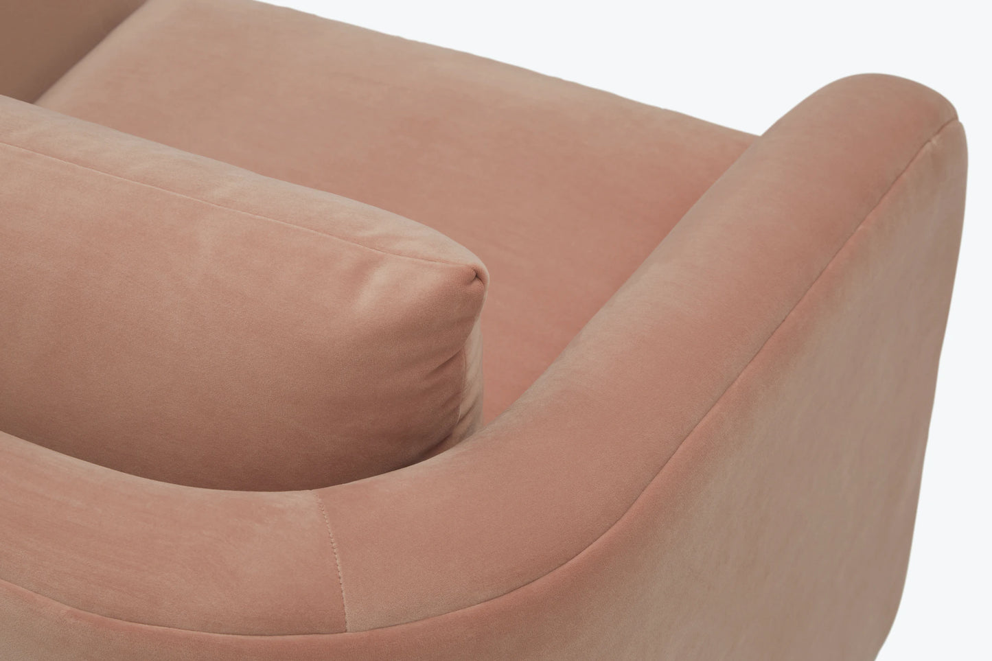 Amelia Armchair for Living Room in Pink Upholstery